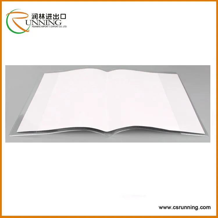 Eco Friendly Pp Pvc Clear Self Adhesive Plastic Book Covers A4 A5