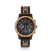 Premium Men Wood Watch Luxury Stylish Watches Wood Women Stainless Steel Chronograph Watches