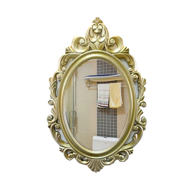 販売実績No.1 ナビアスストアーRADIANCE goods Vertical Hanging Black-Wood Finish Oval  Framed Wall Mirror