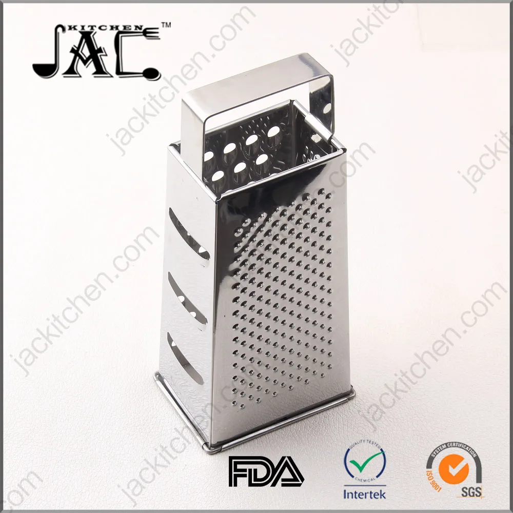 Large Size Full Stainless Steel Stong 4-Sided Kitchen Box Cheese Grater