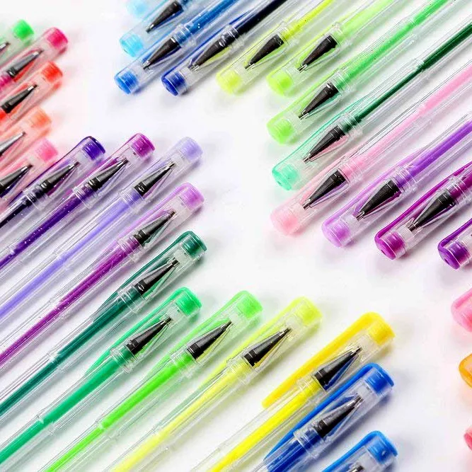 Swirl Pastel Metallic Glitter Neon Smooth Fine Tip Gel Color Pen Buy Gel Color Pen,Glitter Gel