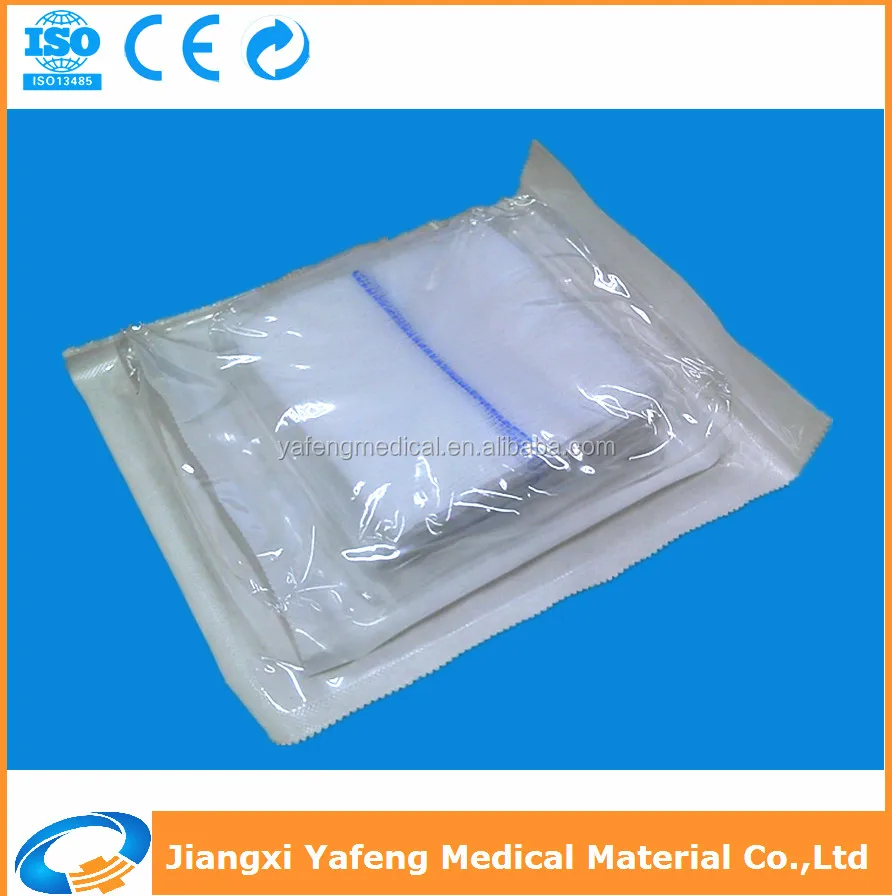 X-ray detectable gauze sponge blister pack