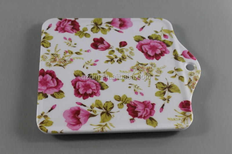 Flower Plastic Table Mat Melamine Pot Holder