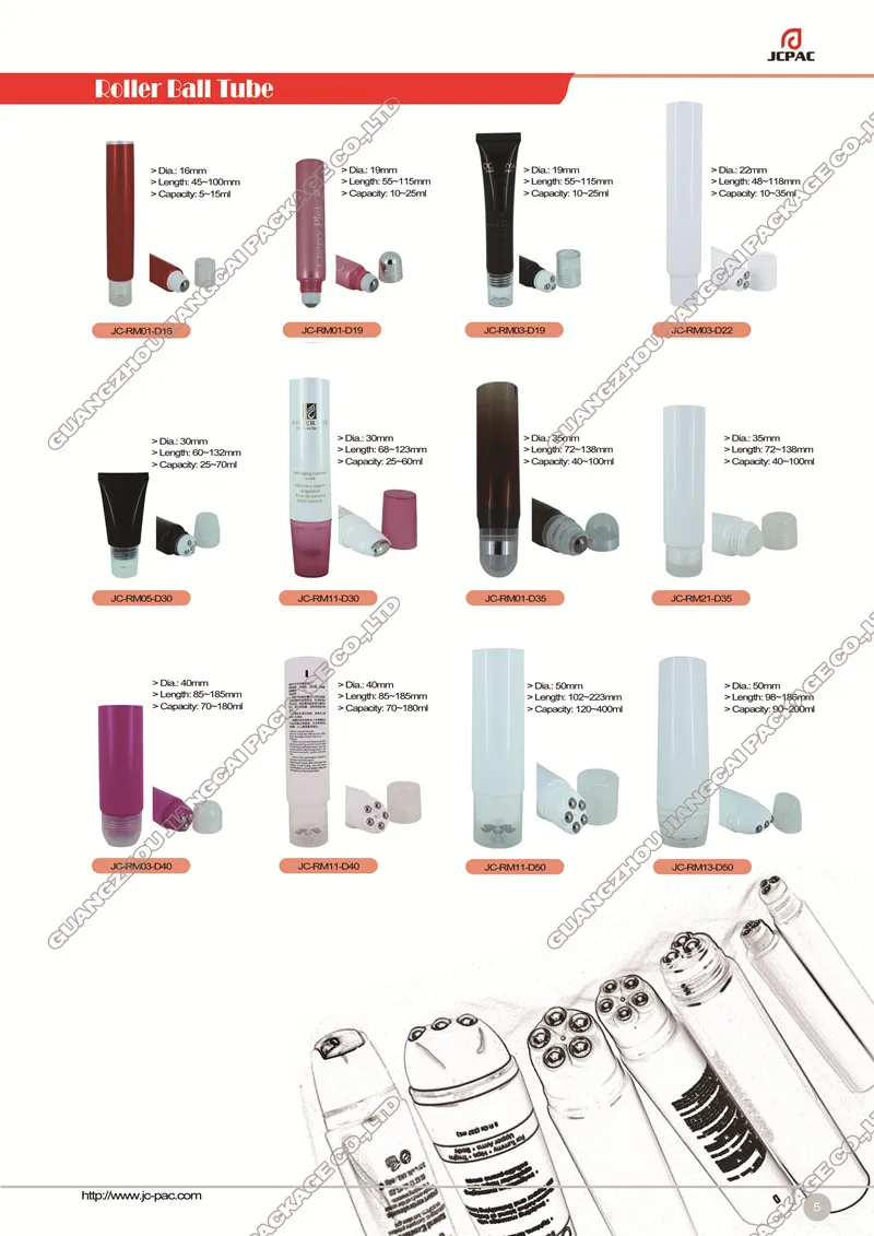 P5 roller ball tube