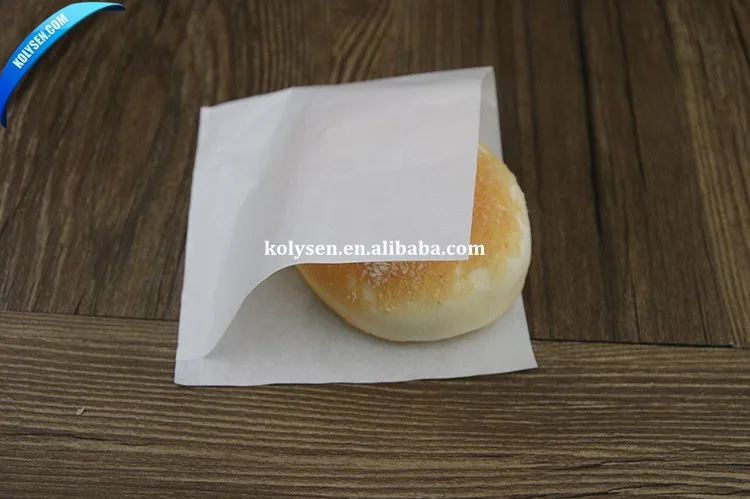 two sides open kraft take away paper bag for bread/burger food wrapping