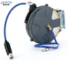 Enclosed automatic expansion electrics small air water auto spring cable reel retractable hose reel with light