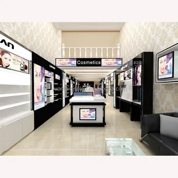 Commercial Perfume Shop Display Cabinet 3d Image Makeup Artist ...
