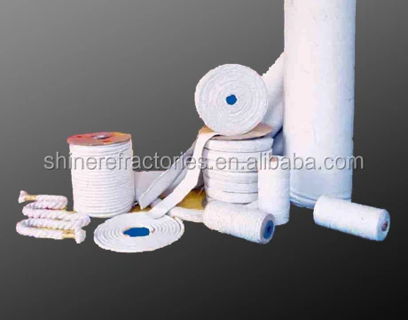 
Ceramic fiber round and square rope for sealing 