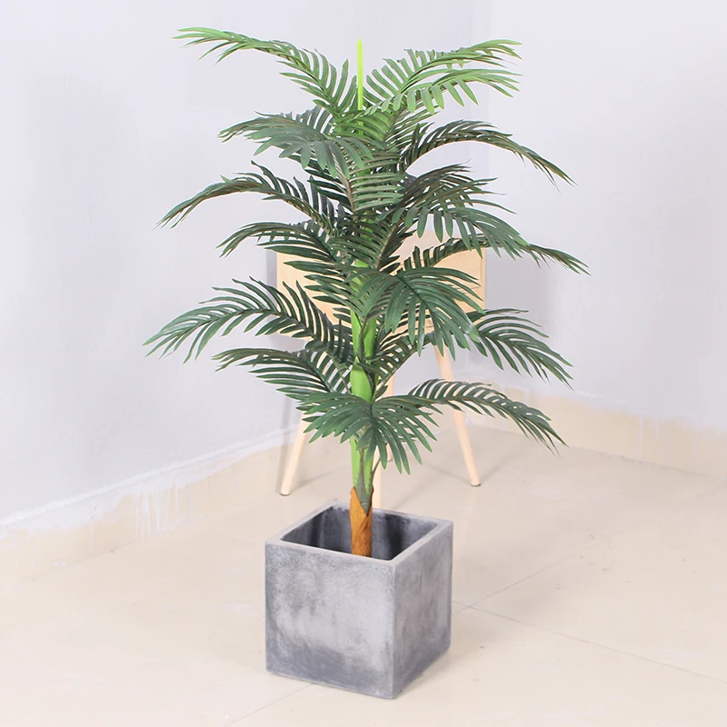 Indoor Decorative Plastic Palm Plants Cheap Wholesale Artificial Palm
