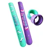 wholesale cheap bulk fashion silicone slap bands customized slap band