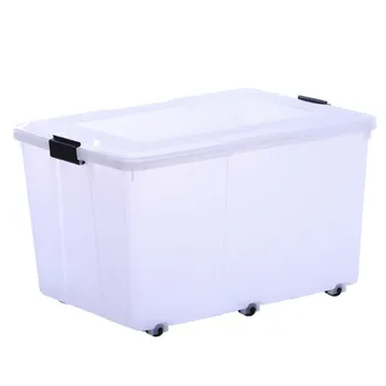 38l 80l Transpa Plastic Underbed Storage Box With Clips And 38l 80l Transpa Plastic Underbed