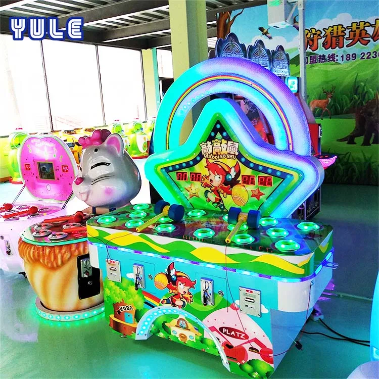 2018 Newest Indoor 2 Player Funny Kids Mini Whack A Mole Arcade Hit ...