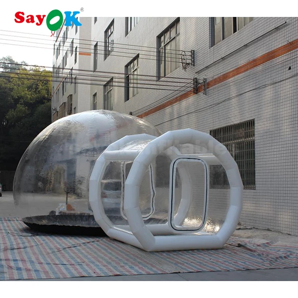 Outdoor Advertising Inflatable Party Bubble Dome Tent Sale Opblaasbare Bubble Tent buiten transparant huis koepeltent