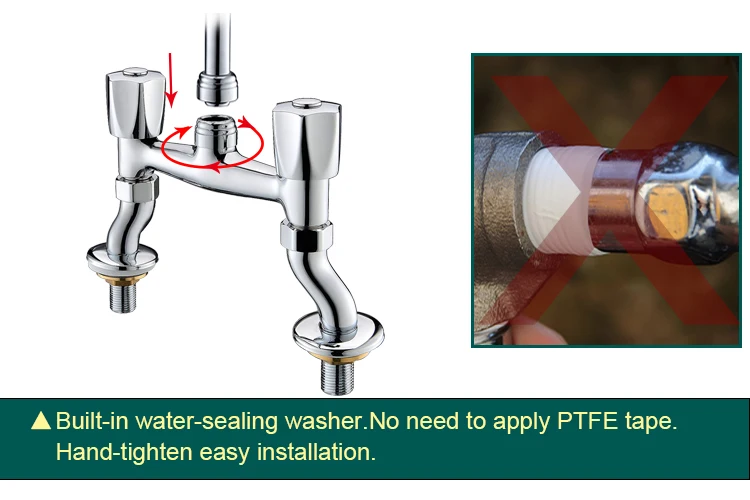 360 Degree Swivel Water Saving Tap Faucet Nozzle Deck Mounted UPC Kitchen Faucet Mixer