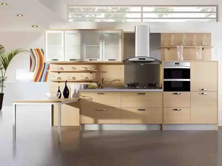 Armario De Cocina De Melamina Combinado Inteligente,Muebles De Cocina