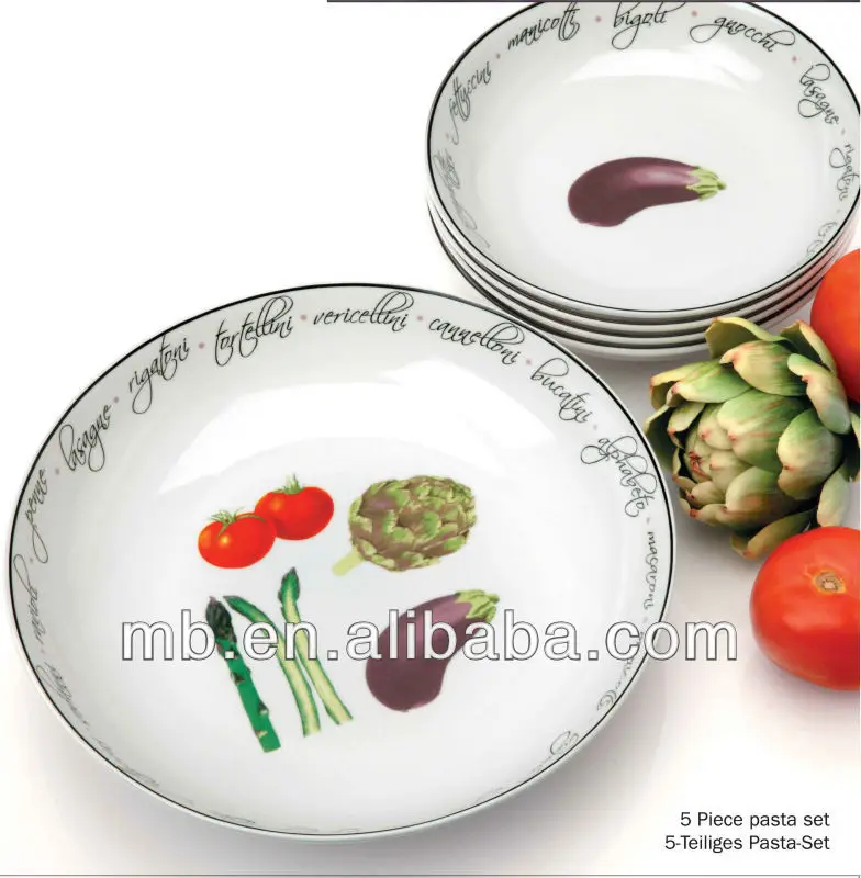 5pc Italian Pasta Bowl Set In Gift Box/pasta Set Buy Pasta Bowl Set