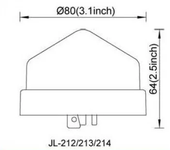 Omnidirectional sensitively Design JL-214B 220V Photocell Sensor Switch 220 vac