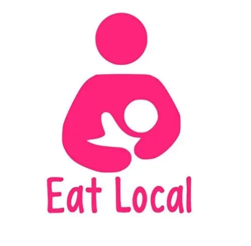 Babywear and Cosleeping Crunchy Mama Decal Baby Wearing Decal Cosleeping Decal Window Decal Breastfeeding Mom Vinyl Breastfeeding Decal Crunchy Mama Sticker Co-Sleeping Nursing