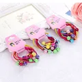 4pcs set 2016 New Style Kids Hairbands Plastic Ball Elastic
