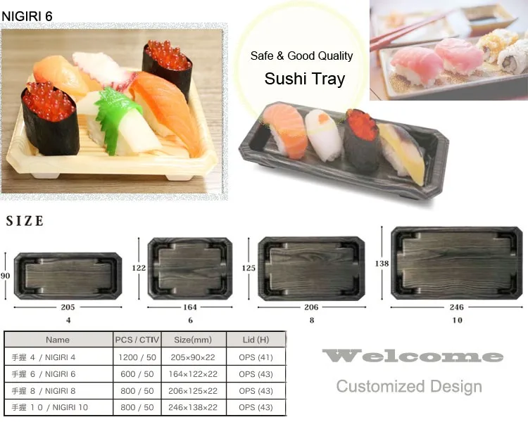 Food Serving Trays With Lid Japanese Sushi Tray Buy Sushi Box