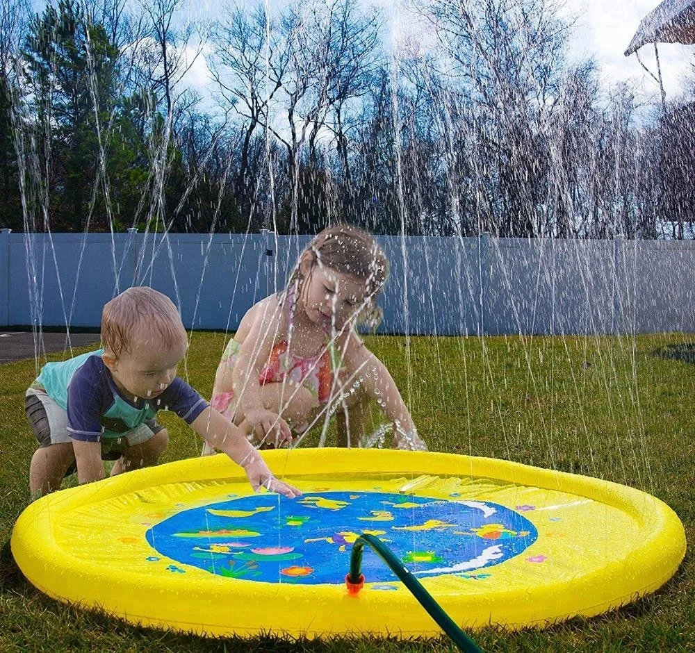 kids sprinkler mat