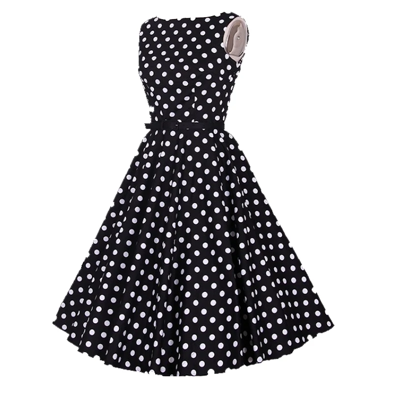 1960s polka dot dress