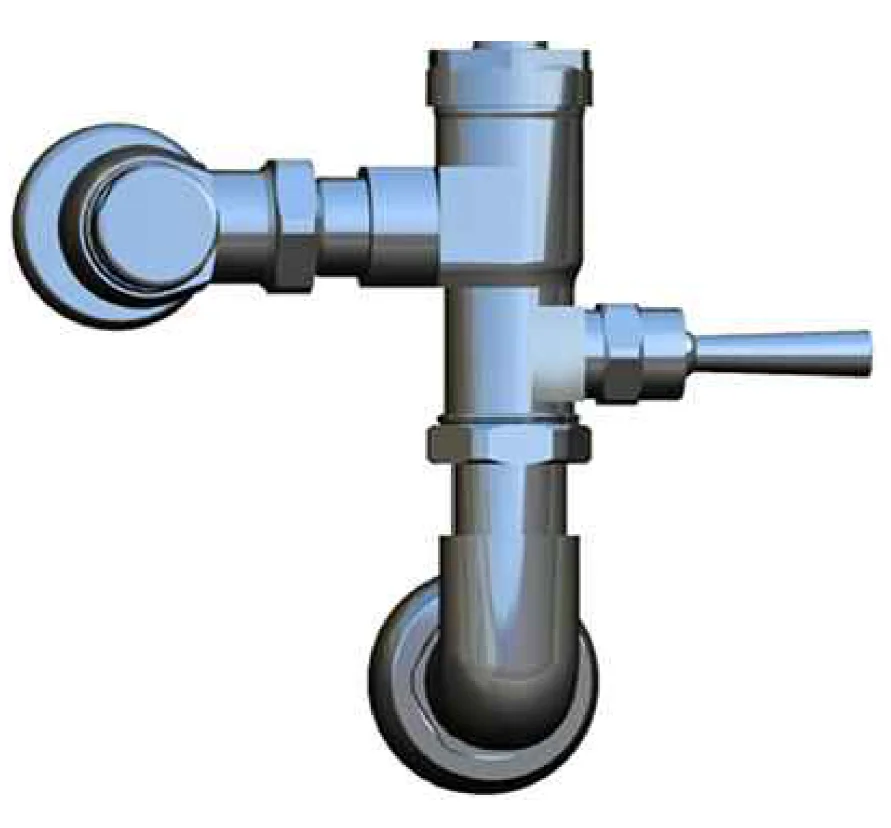 Soft Press Time Delay Toilet Flush Valve With Elbow Buy Soft Press Toilet Flush Valve,Time