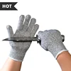 Food Grade HPPE Cut Resistant Work Gloves Safety Hand Gloves For Chef