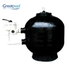 Wholesale side mount pool filter water cleaning machine black sand filter for sale