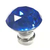 Decorative Diamond Crystal Glass Ball / pull glass drawer knob drawer knobs