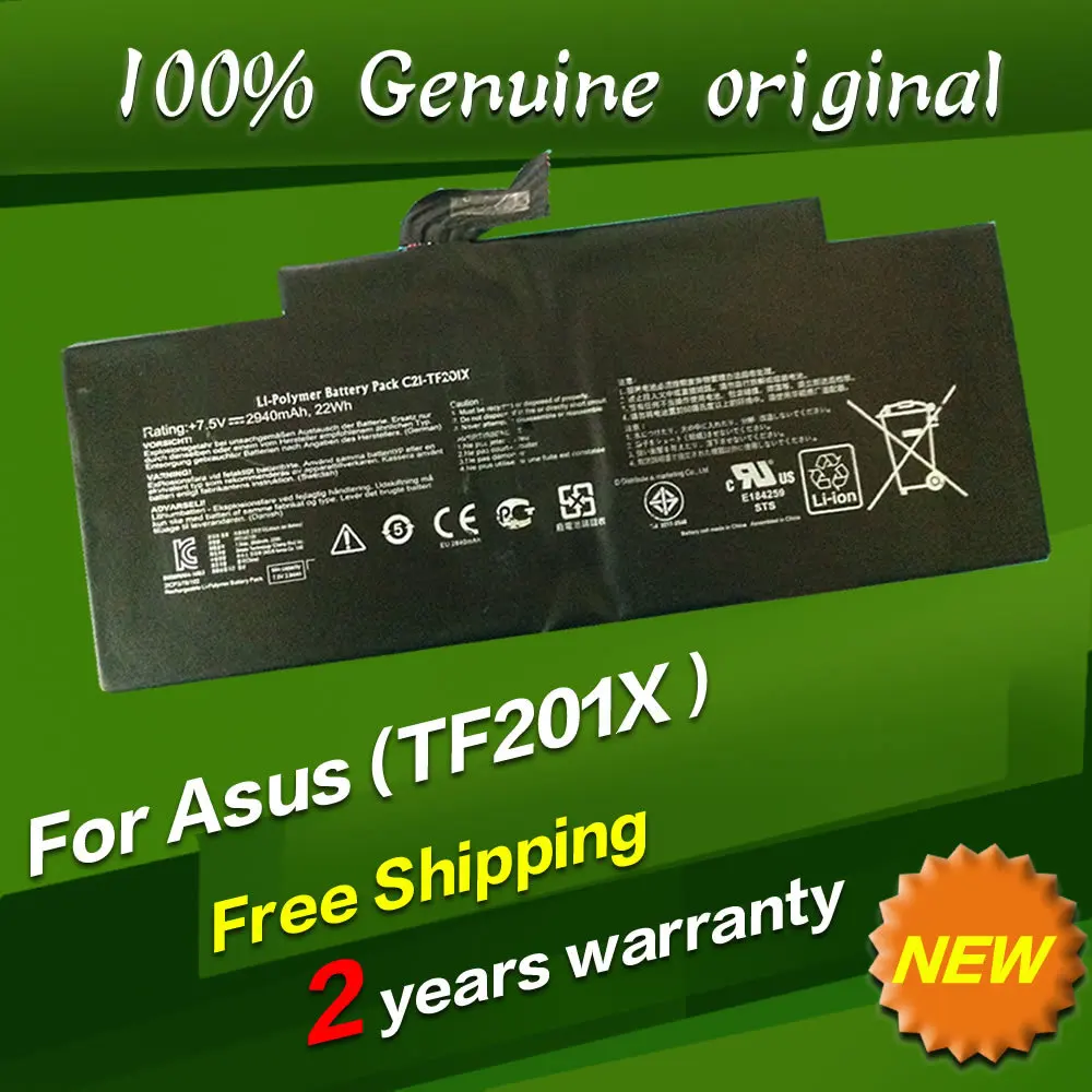 Free shipping C20 TF201X C21 TF201X TF201X Original laptop Battery For Asus Tf300 Tf300T Tf300TG Tf300TL