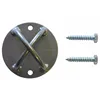 Wall/ ceiling mount for suspension straps body weight strength training