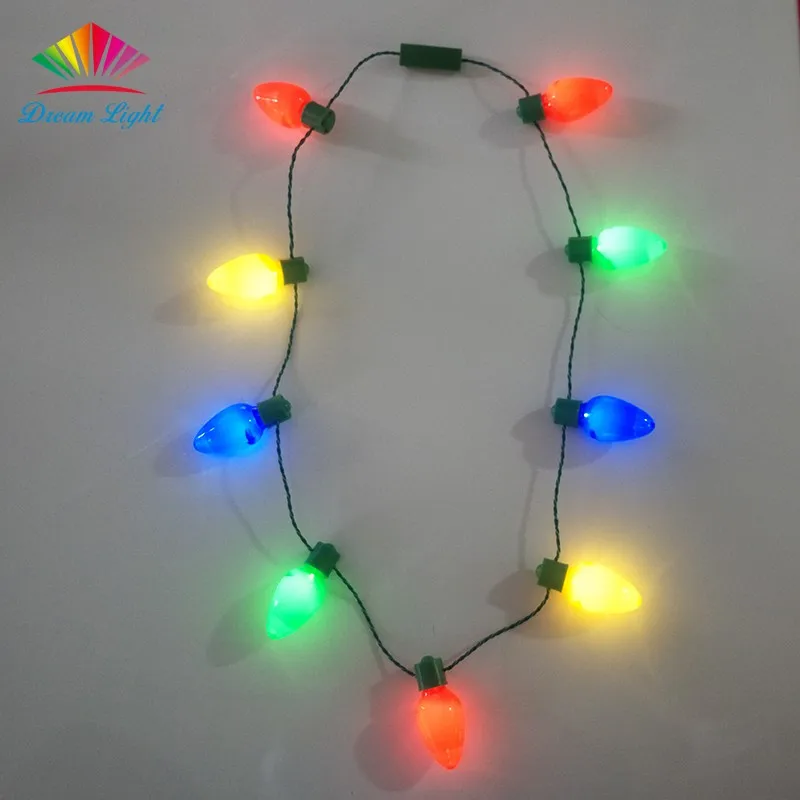 led light up necklace