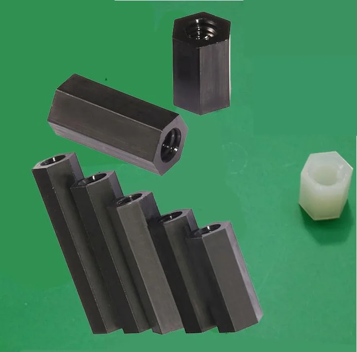 M2 M4 M6 M8 M20 M30 Long Nylon Plastic Hex Coupling Bolt Nut Spacer