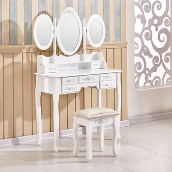 Wooden Dressing Table With Full Length Mirror For Sale Buy