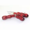 Awl of red wooden handle DIY Cloth art tools