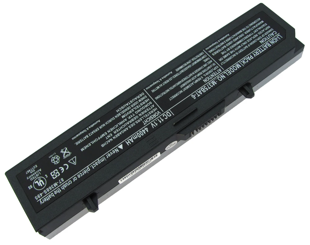 6 Cells Battery M300n M310n M350b M375e M375 For Clevo Laptop Battery