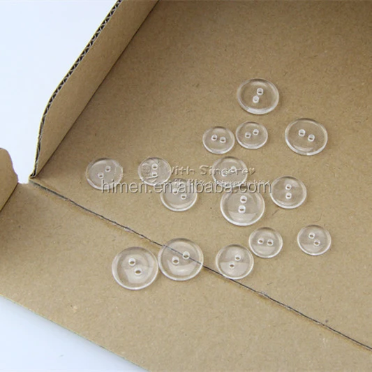 clear sewing buttons