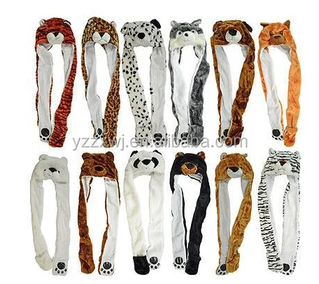 animal hats with paws