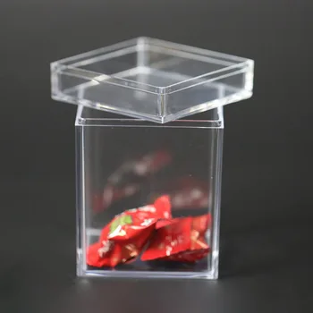 Perspex Favor Trata Contenedor De Alimentos De Plástico Caja