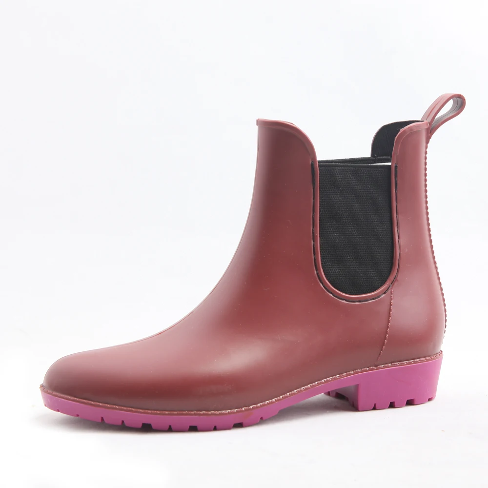 low ankle rain boots