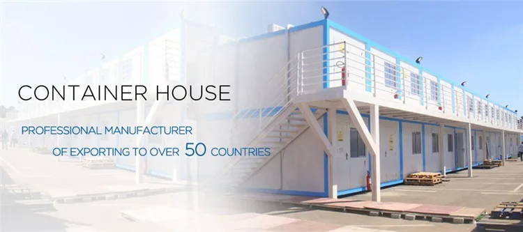 20ft/40ft durable prefabricated container home office container cabin 40ft flat-pack labor camp prefab container