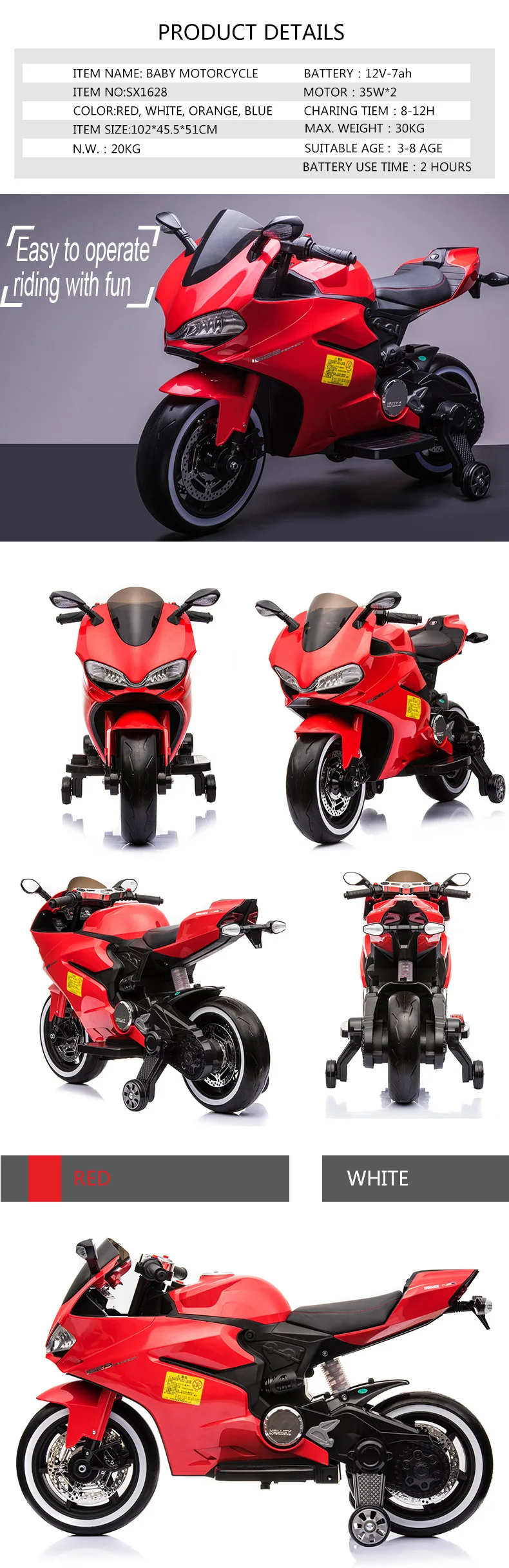 baby motorcycle walker