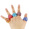 XULIN Wholesale Mix Color Lampwork Glass Rings For Decorate 12pcs/box