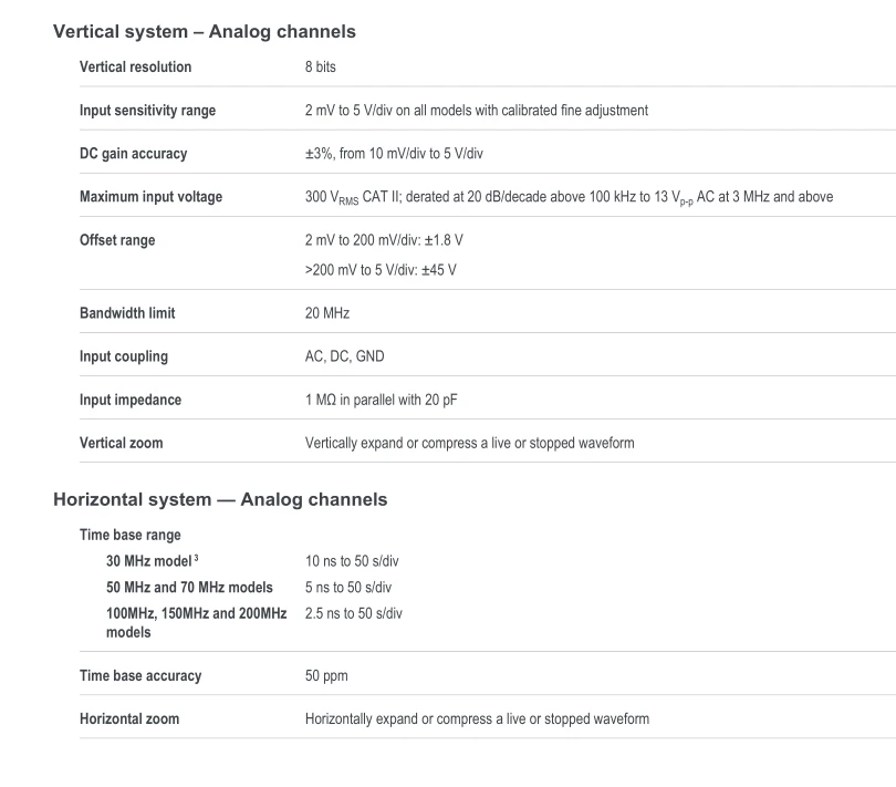 New Instrument, Tektronix TBS1152B Digital Storage Oscilloscope