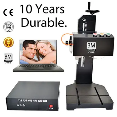 Special Aluminium Die Casting Pneumatic Dot Pin Marking Machine