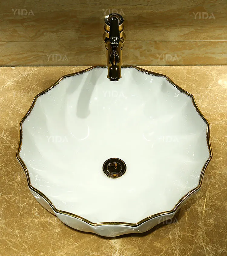 Sanitary wares china wholesale wash basin price ,golden wash basin ,all kinds of types of wash basins