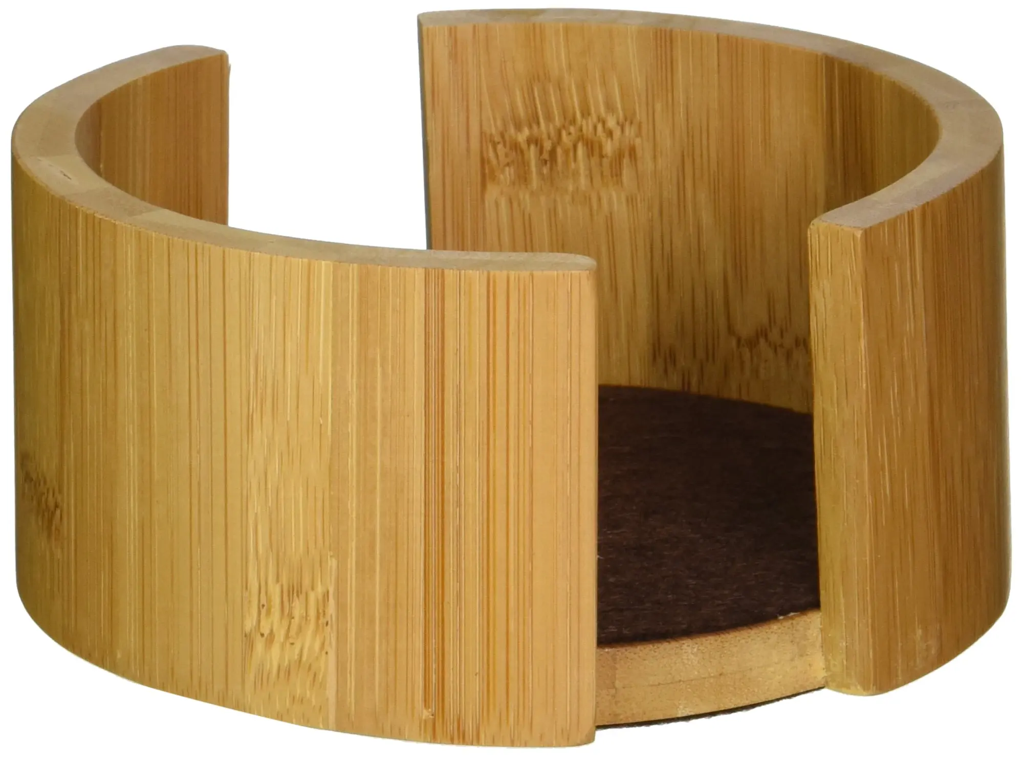 Thirstystone Circular Bamboo Coaster Holder