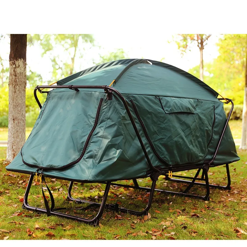 Double And Double Rainfly Elevated Military Tent Cot - Buy Military ...