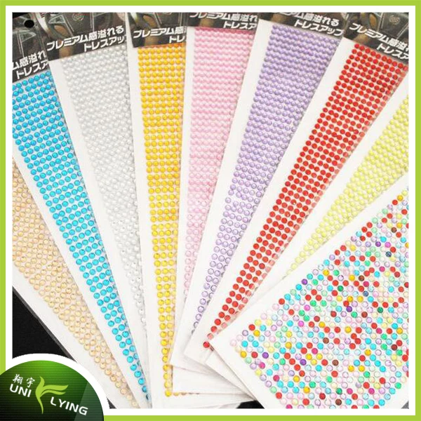 Assorted Colours Rhinestone Gem Face Body Jewel Tattoo Self Adhesive